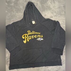 NFL Baltimore Ravens Women's Black Pullover Hoodie